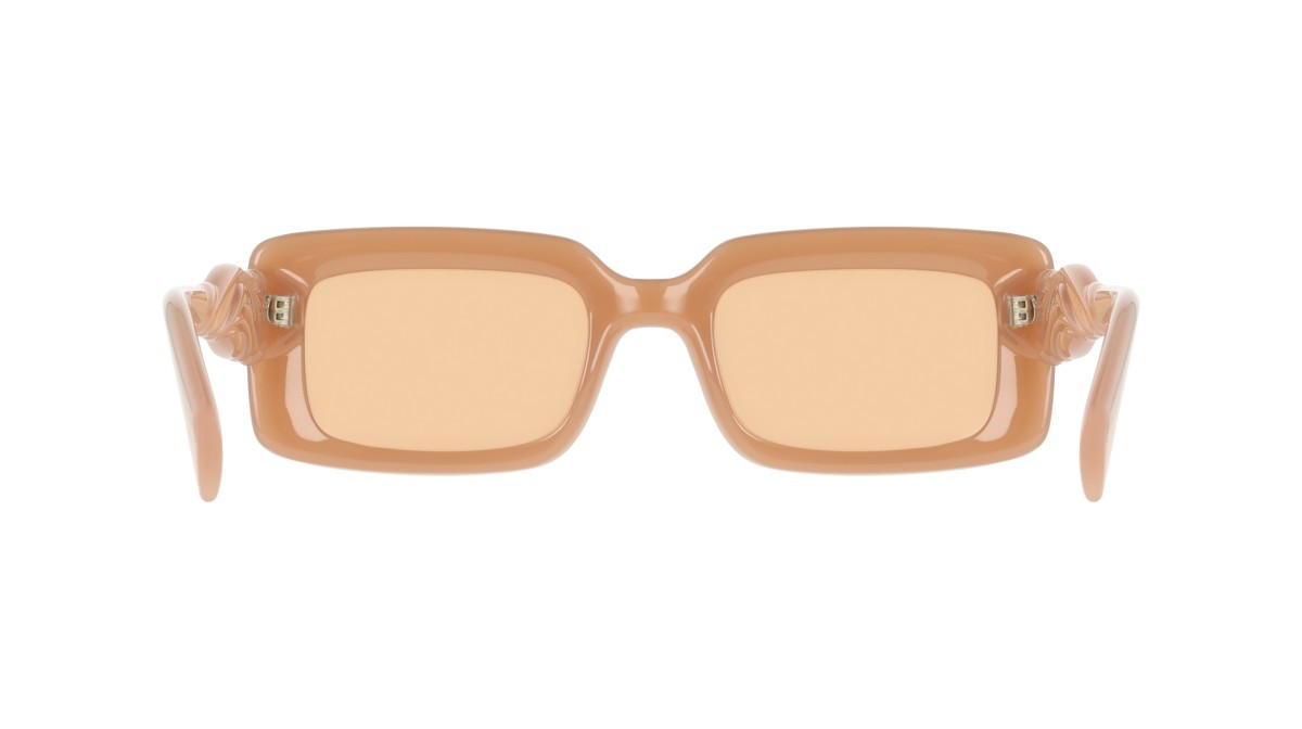 Sonnenbrillen Liu Jo LJ806S (216) farbe caramel form rechteckig gläser solid nude