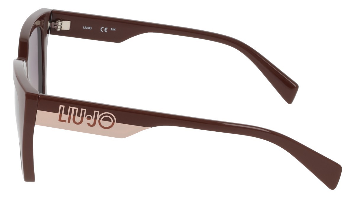 Occhiali da sole Liu Jo LJ808S (200) colore brown forma rettangolare lenti gradient violet yellow