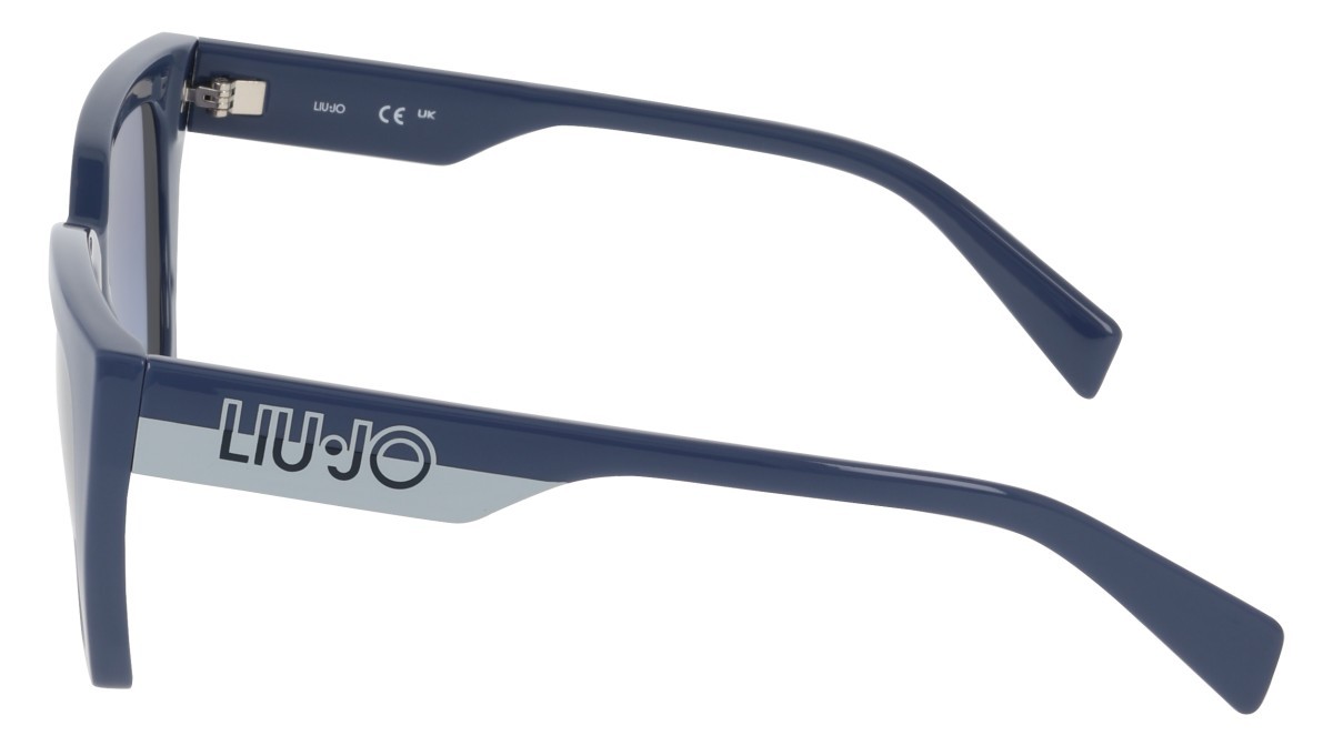 Occhiali da sole Liu Jo LJ808S (400) colore blue forma rettangolare lenti gradient blue