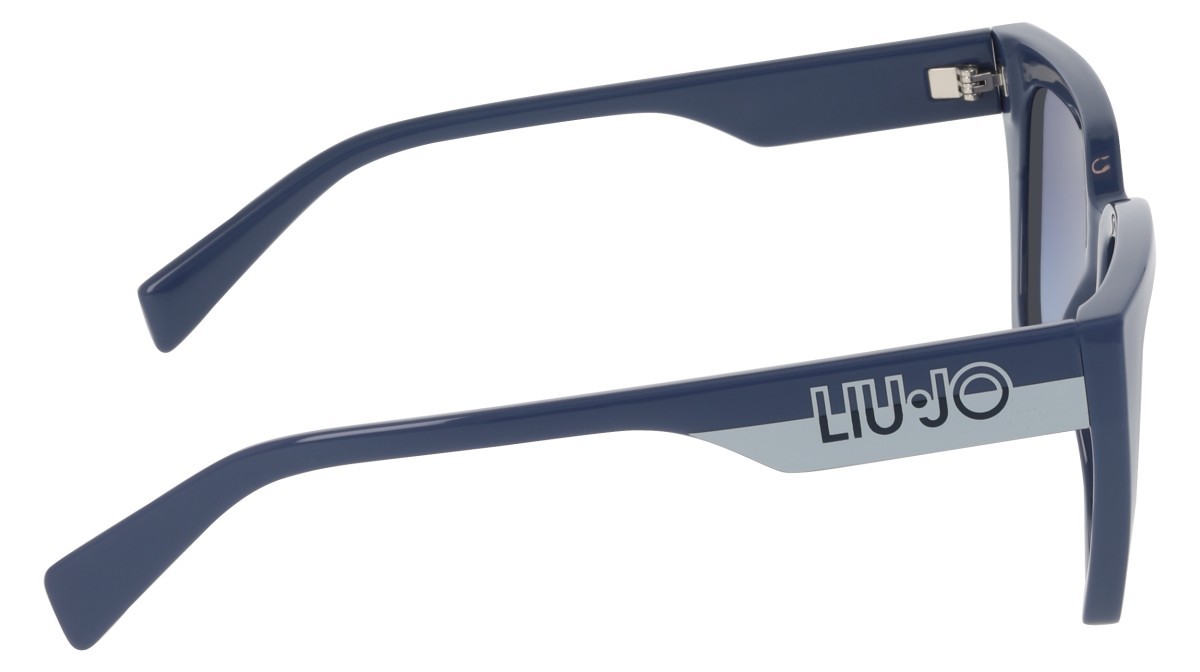 Occhiali da sole Liu Jo LJ808S (400) colore blue forma rettangolare lenti gradient blue