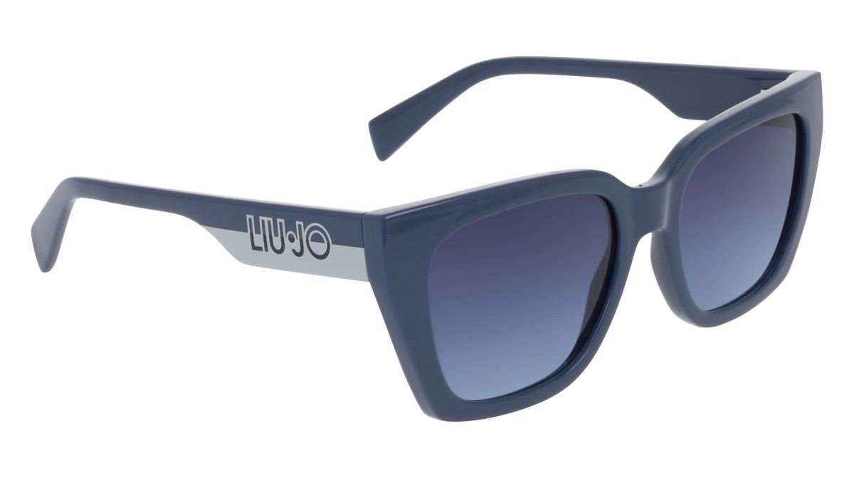 Occhiali da sole Liu Jo LJ808S (400) colore blue forma rettangolare lenti gradient blue