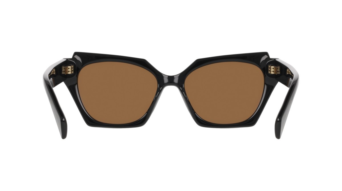 Occhiali da sole Liu Jo LJ809S (001) colore black forma rettangolare lenti solid brown