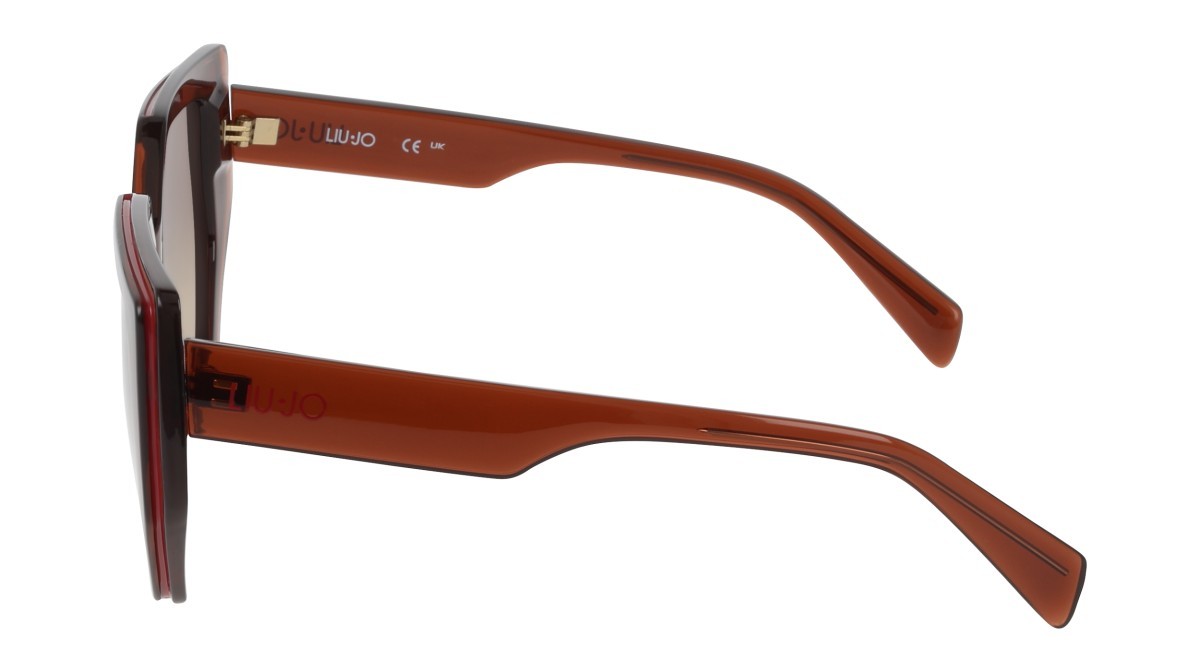 Occhiali da sole Liu Jo LJ810S (200) colore brown forma rettangolare lenti gradient brown