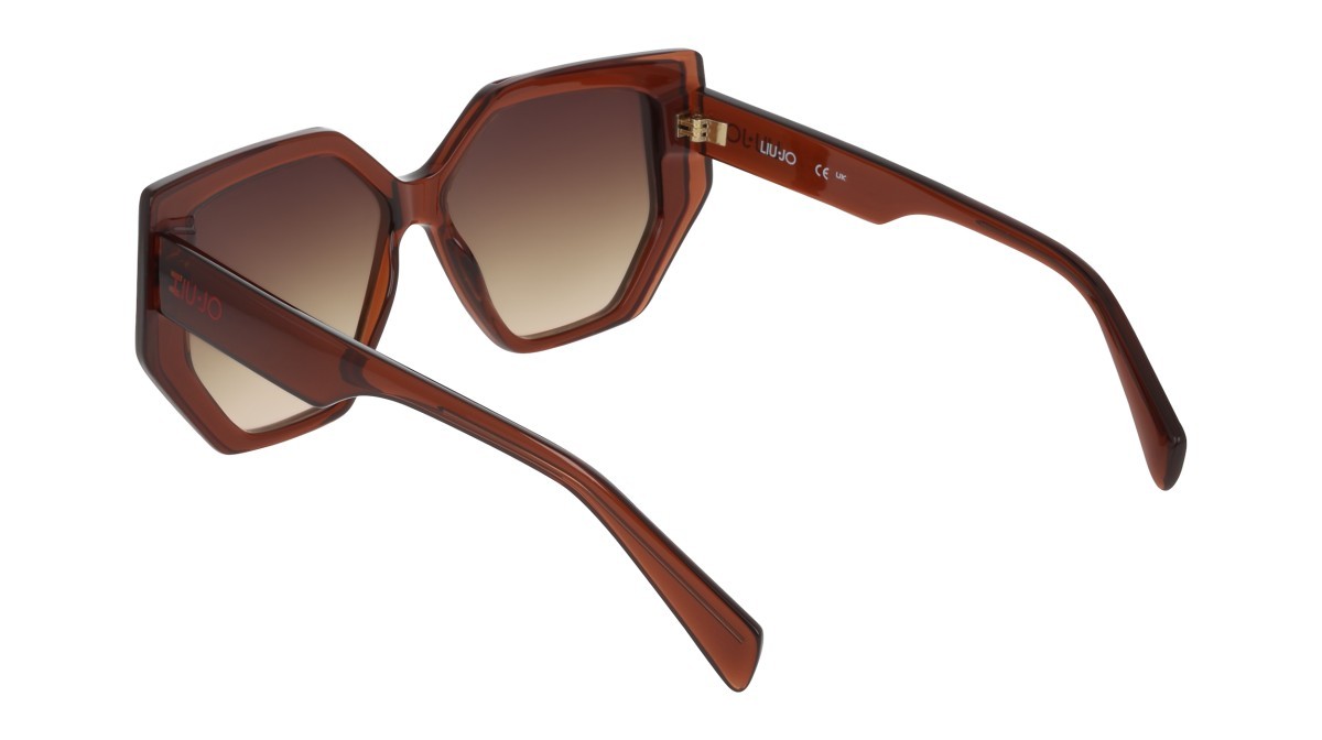 Occhiali da sole Liu Jo LJ810S (200) colore brown forma rettangolare lenti gradient brown