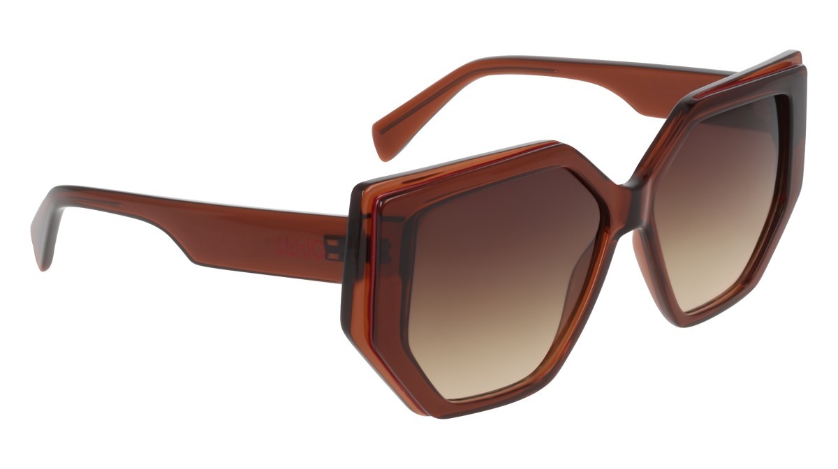 Occhiali da sole Liu Jo LJ810S (200) colore brown forma rettangolare lenti gradient brown