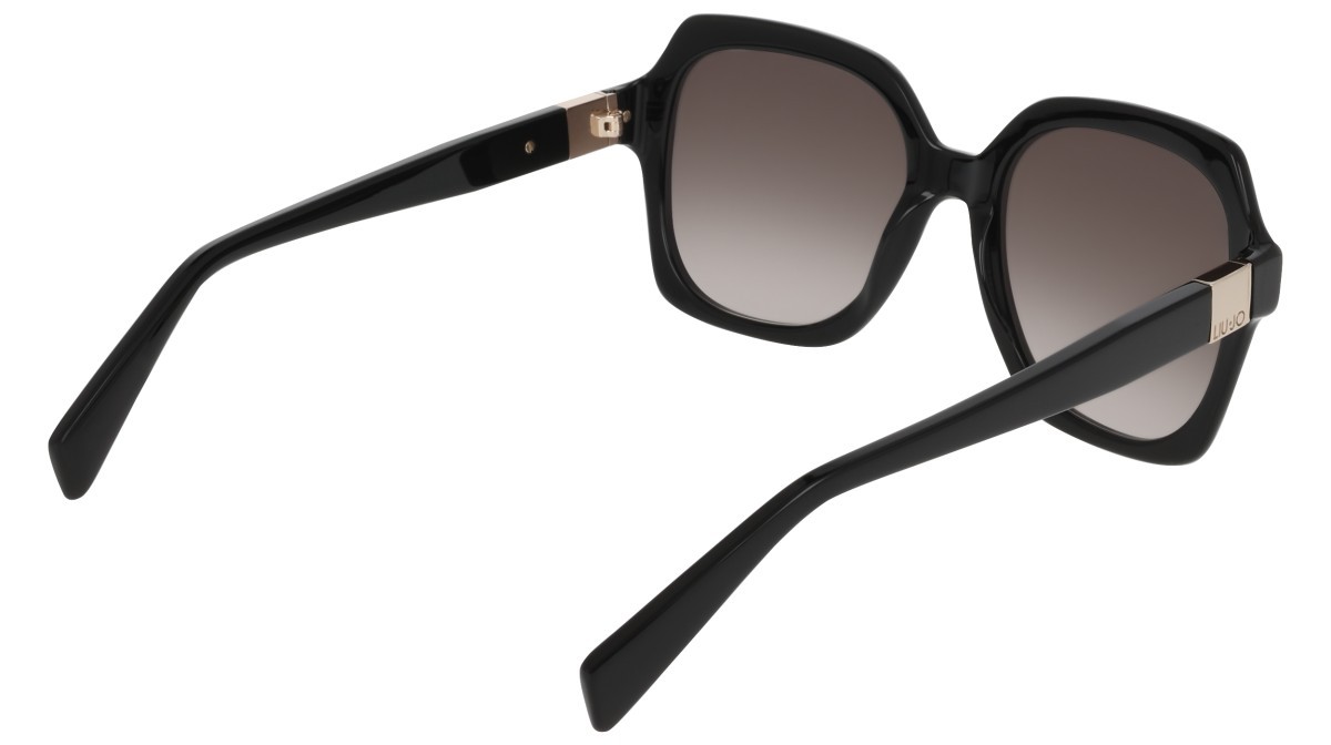 Occhiali da sole Liu Jo LJ811S (001) colore black forma quadrato lenti gradient grey