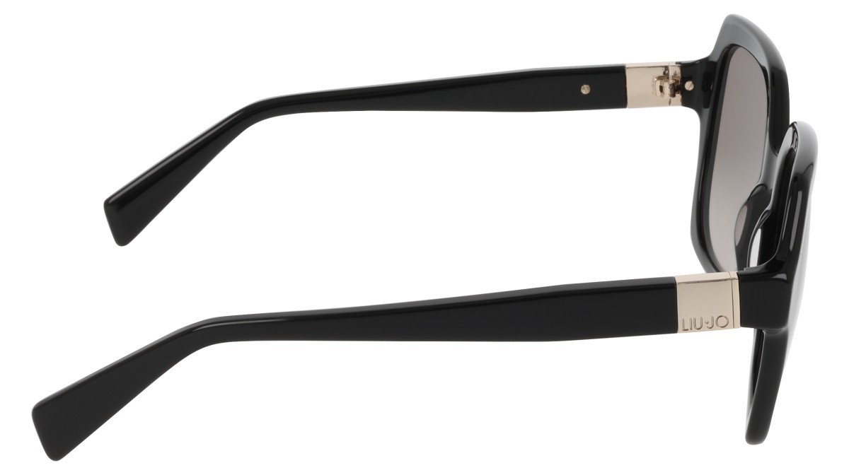 Occhiali da sole Liu Jo LJ811S (001) colore black forma quadrato lenti gradient grey