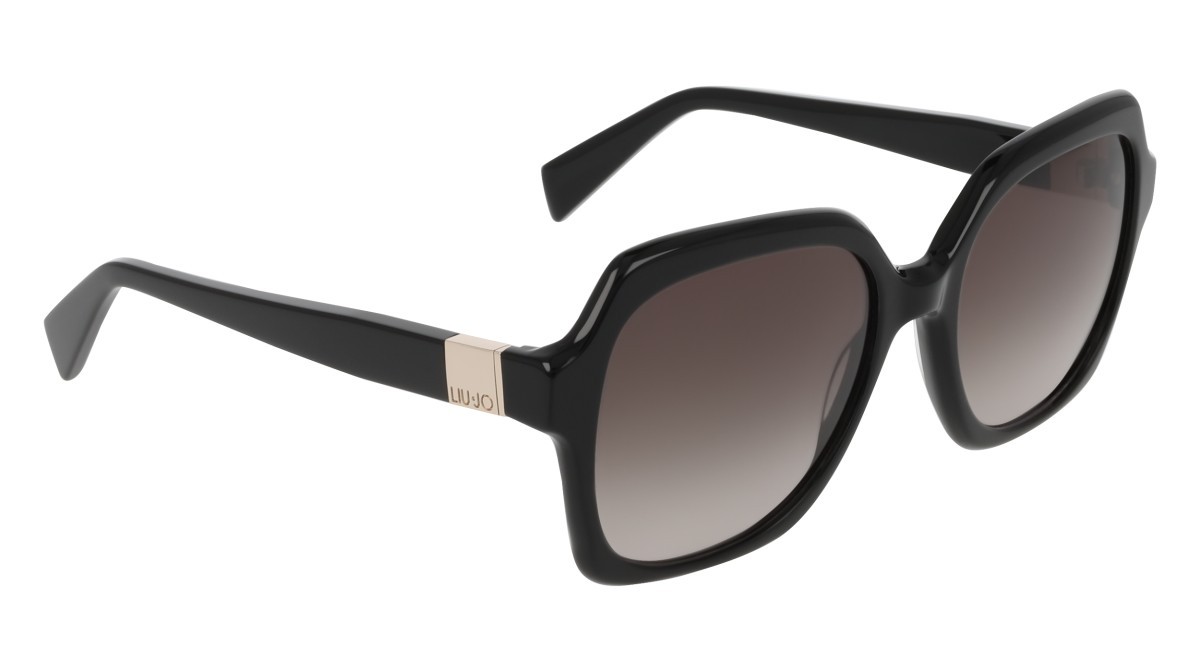 Occhiali da sole Liu Jo LJ811S (001) colore black forma quadrato lenti gradient grey