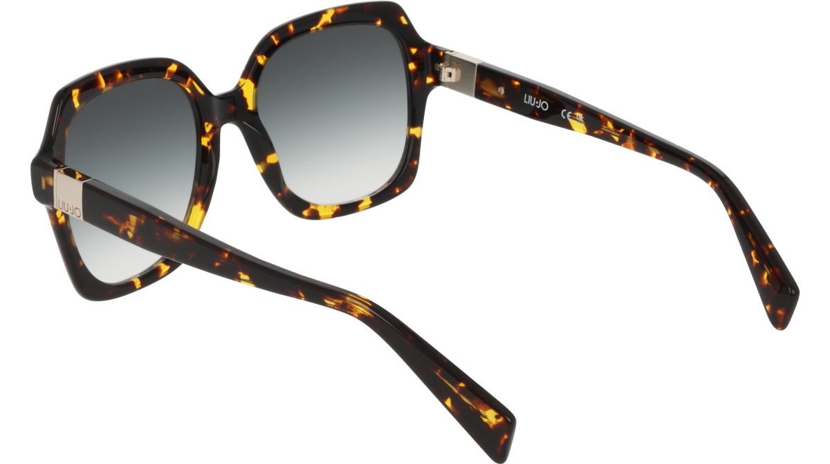 Occhiali da sole Liu Jo LJ811S (244) colore tokyo tortoise forma quadrato lenti gradient green