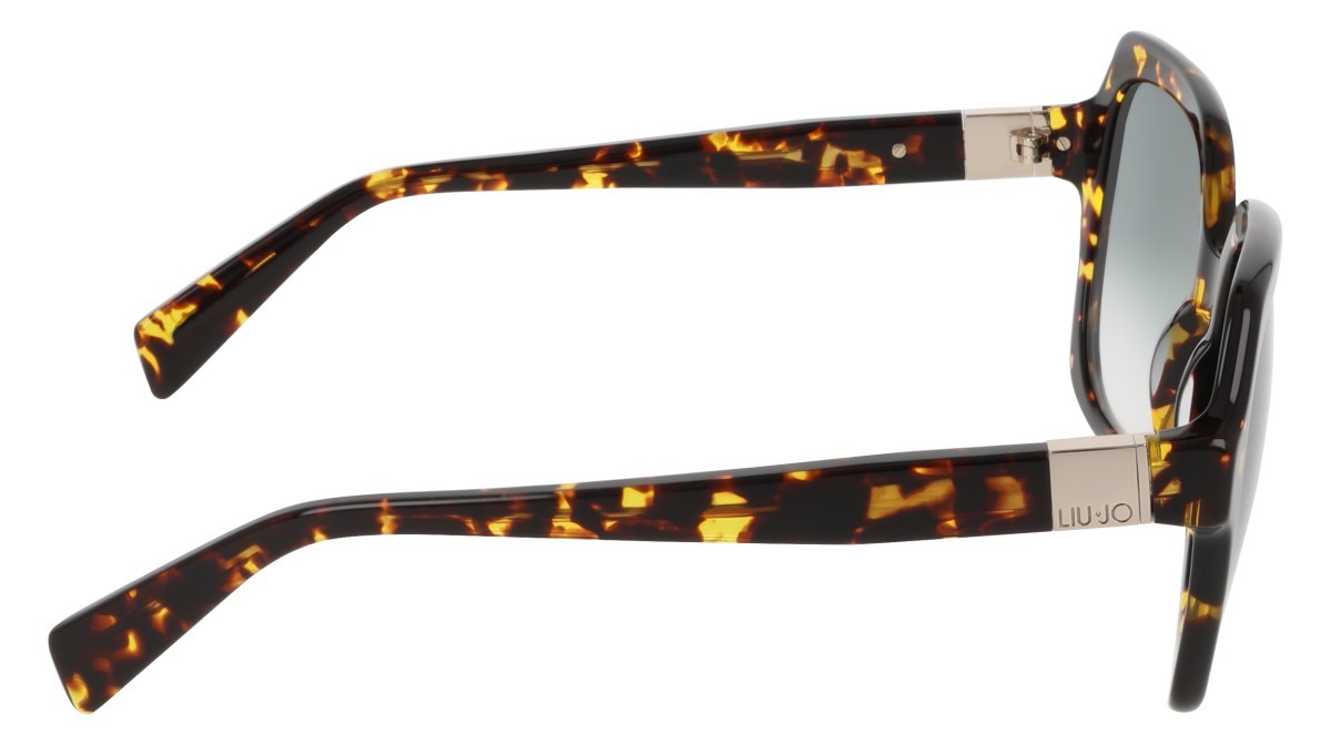 Occhiali da sole Liu Jo LJ811S (244) colore tokyo tortoise forma quadrato lenti gradient green