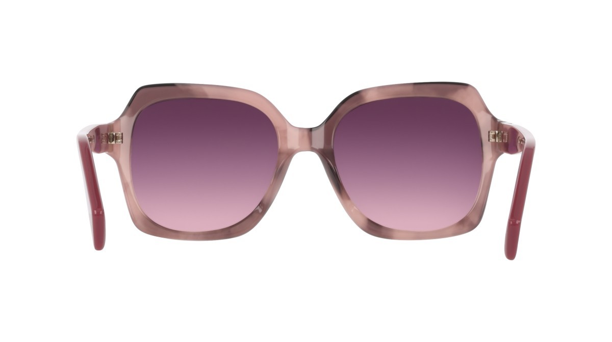 Occhiali da sole Liu Jo LJ811S (658) colore rose tortoise forma quadrato lenti gradient violet/rose
