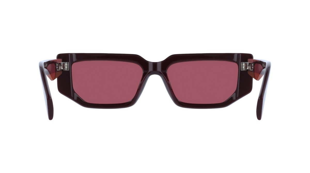 Sunglasses Liu Jo LJ812S (601) color burgundy shape rectangle lenses solid brown