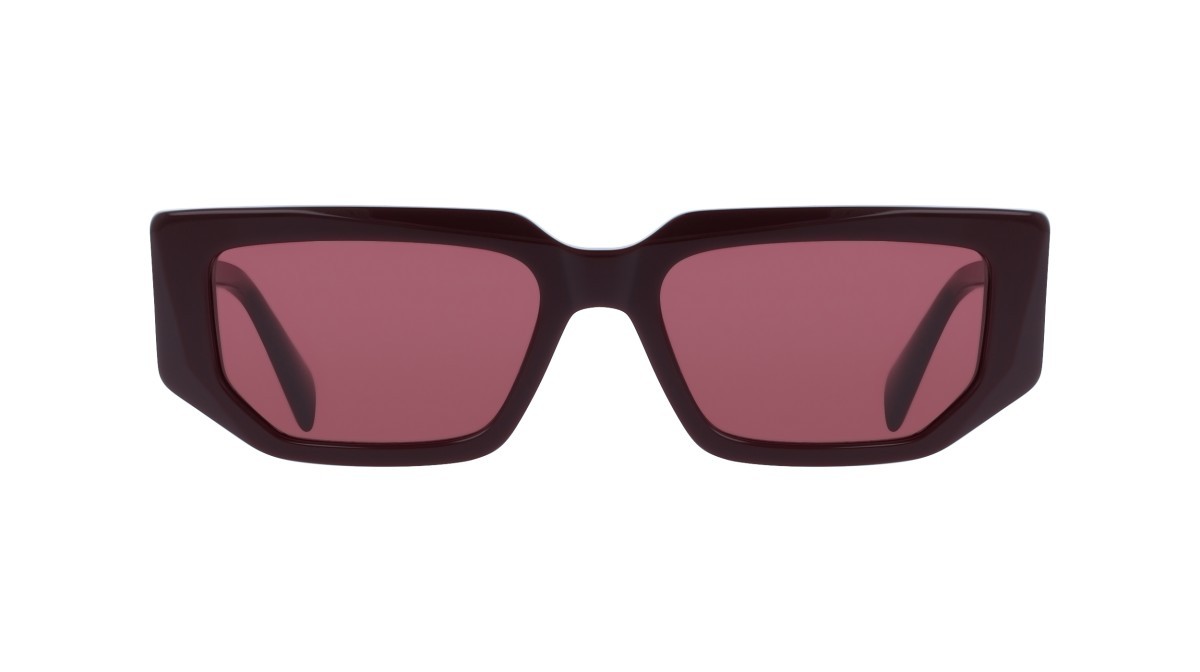 Sunglasses Liu Jo LJ812S (601) color burgundy shape rectangle lenses solid brown