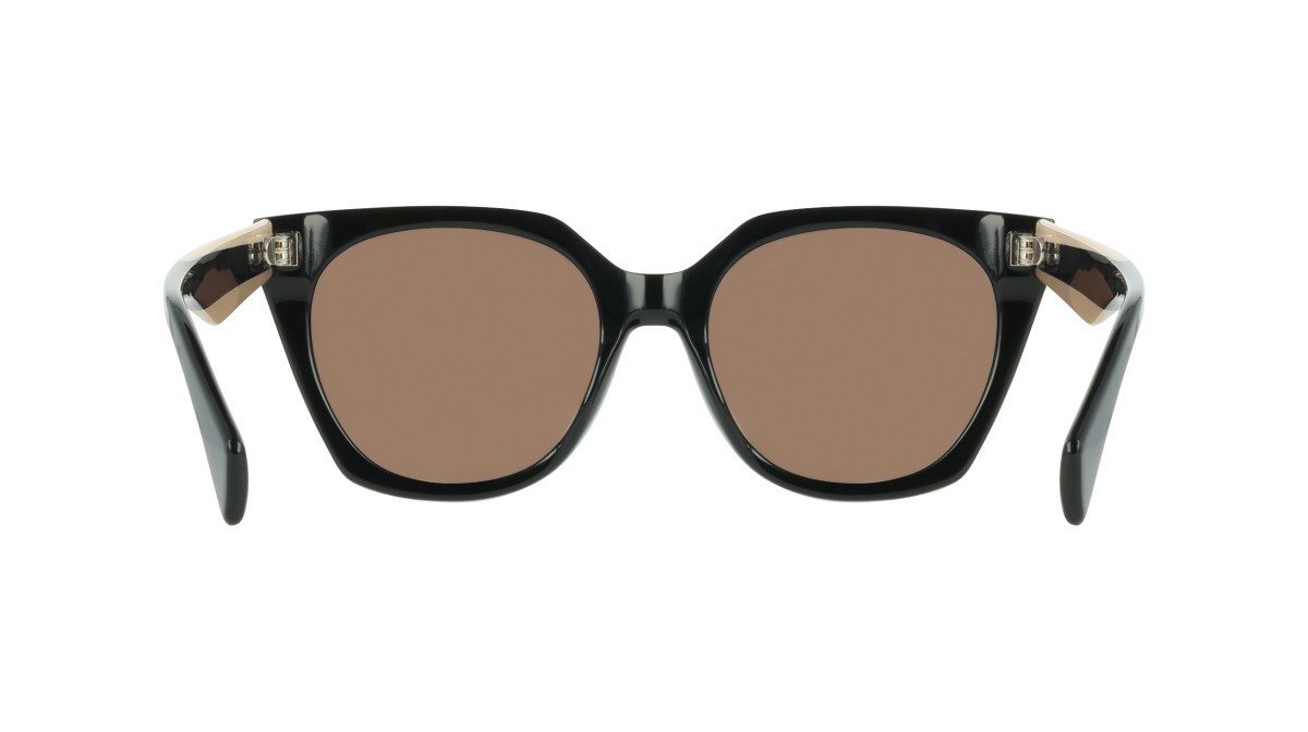 Occhiali da sole Liu Jo LJ813S (001) colore black forma rettangolare lenti solid brown