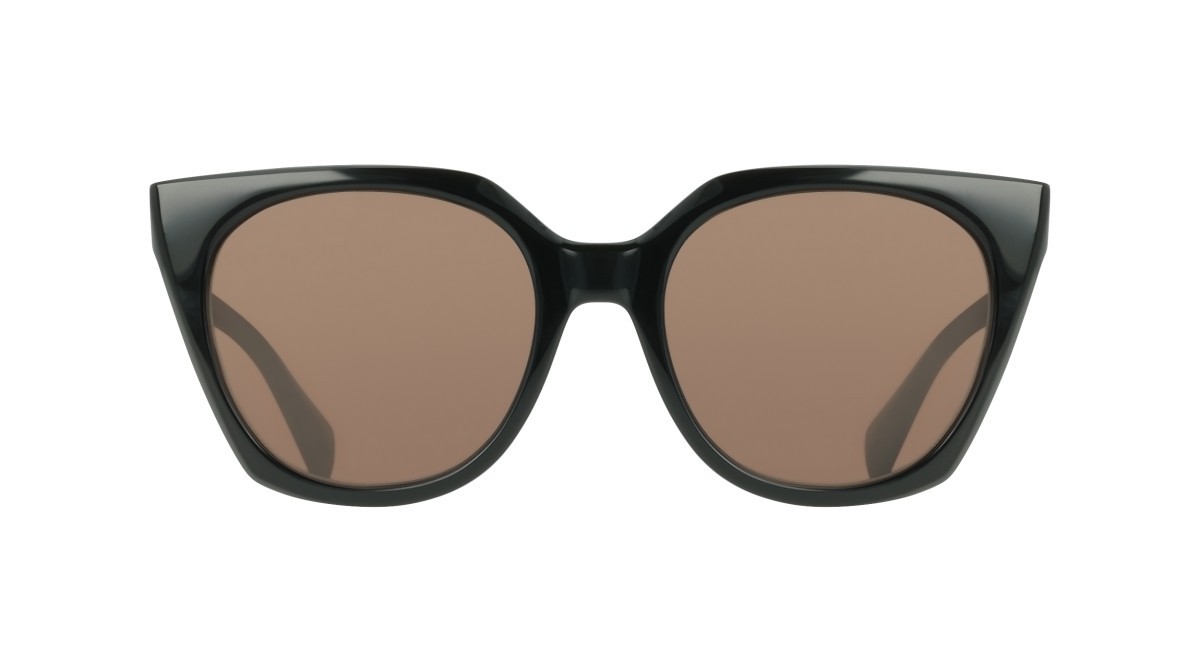 Occhiali da sole Liu Jo LJ813S (001) colore black forma rettangolare lenti solid brown