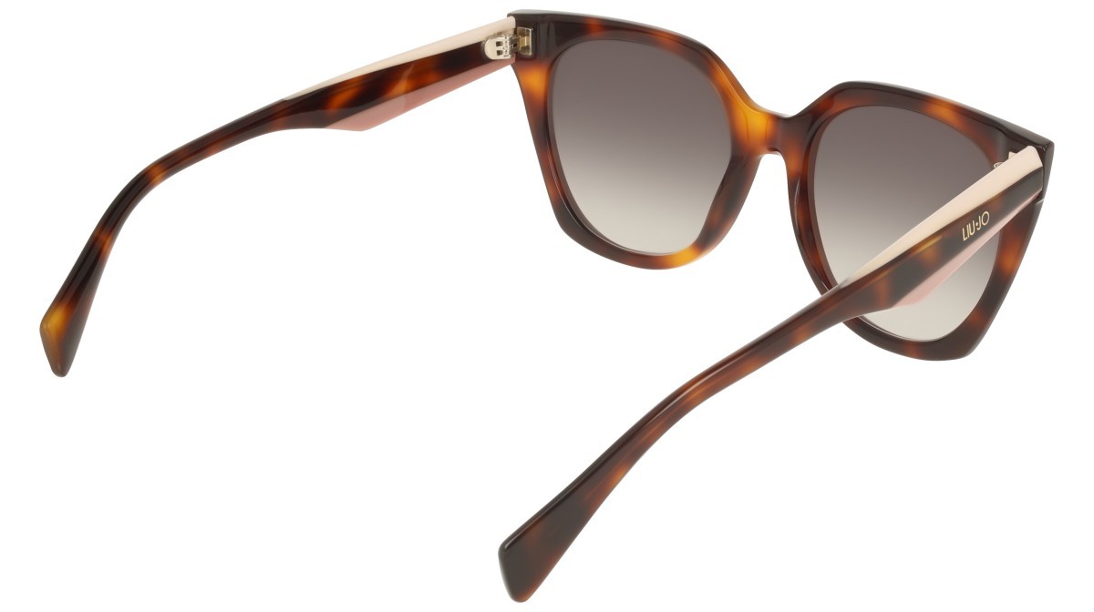 Occhiali da sole Liu Jo LJ813S (240) colore tortoise forma rettangolare lenti gradient green