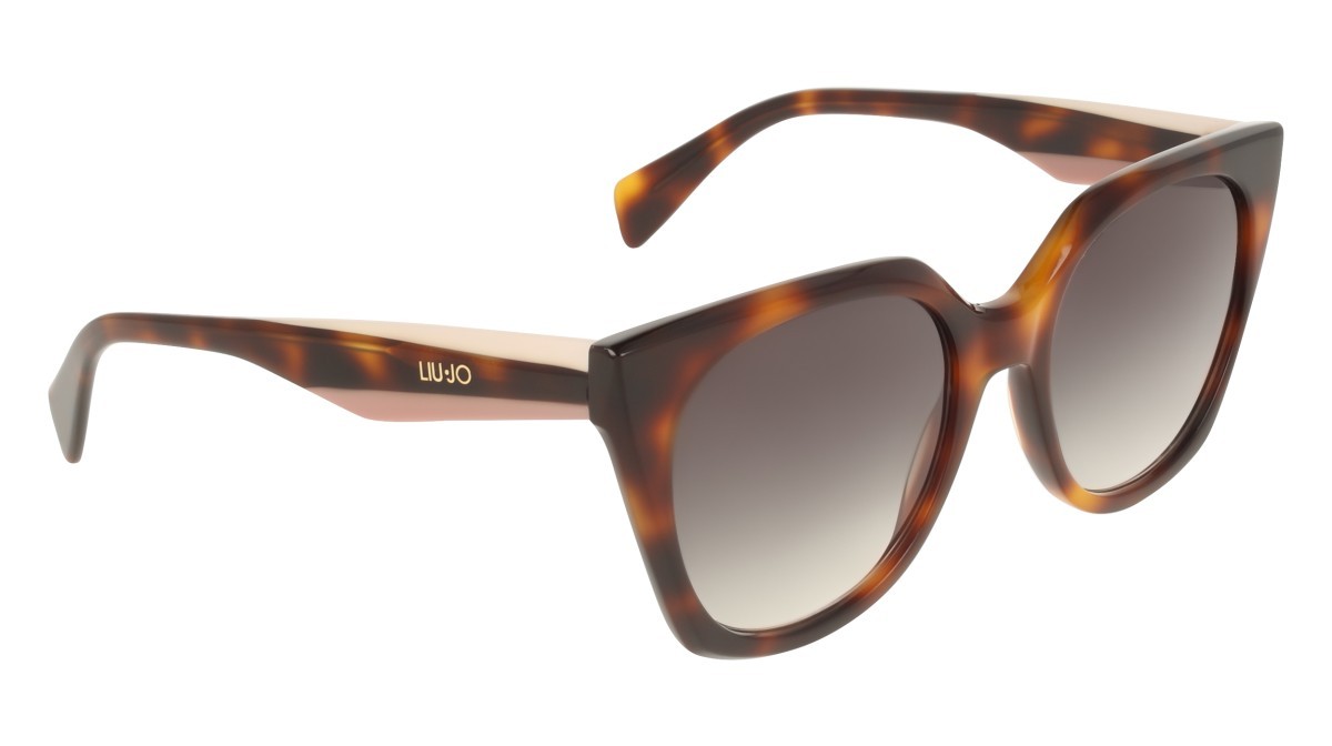 Occhiali da sole Liu Jo LJ813S (240) colore tortoise forma rettangolare lenti gradient green