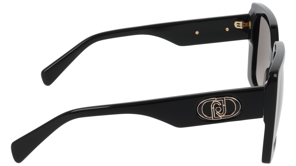 Occhiali da sole Liu Jo LJ816S (001) colore black forma quadrato lenti gradient grey