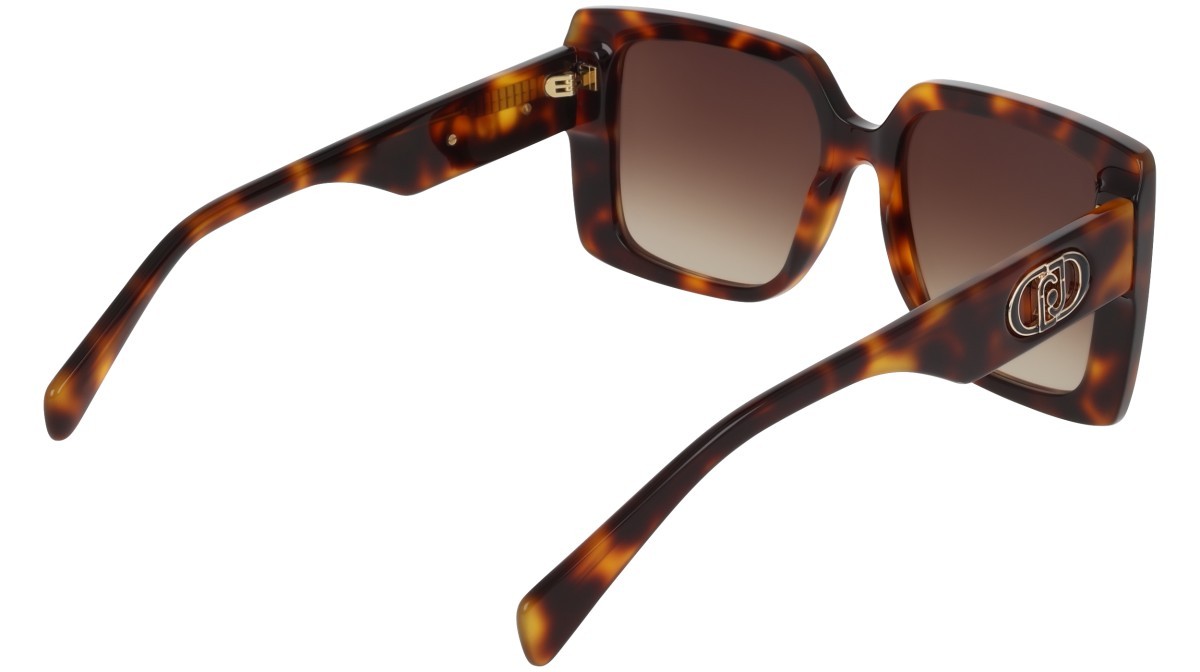 Occhiali da sole Liu Jo LJ816S (240) colore tortoise forma quadrato lenti gradient brown