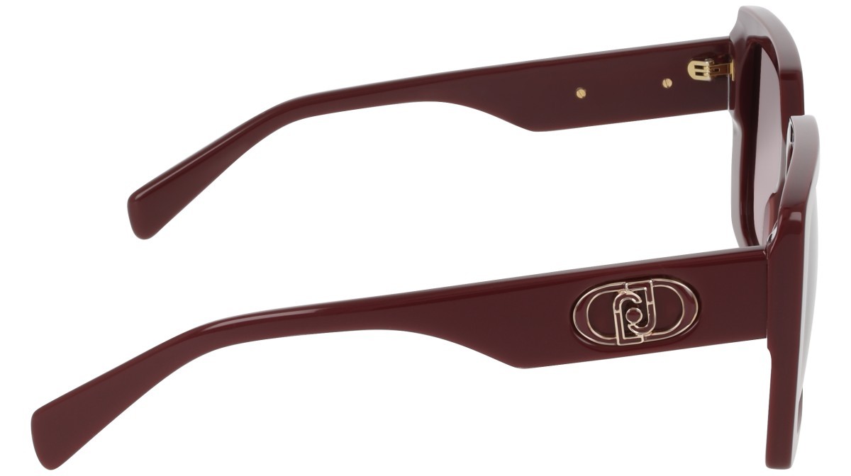 Occhiali da sole Liu Jo LJ816S (602) colore wine forma quadrato lenti gradient burgundy