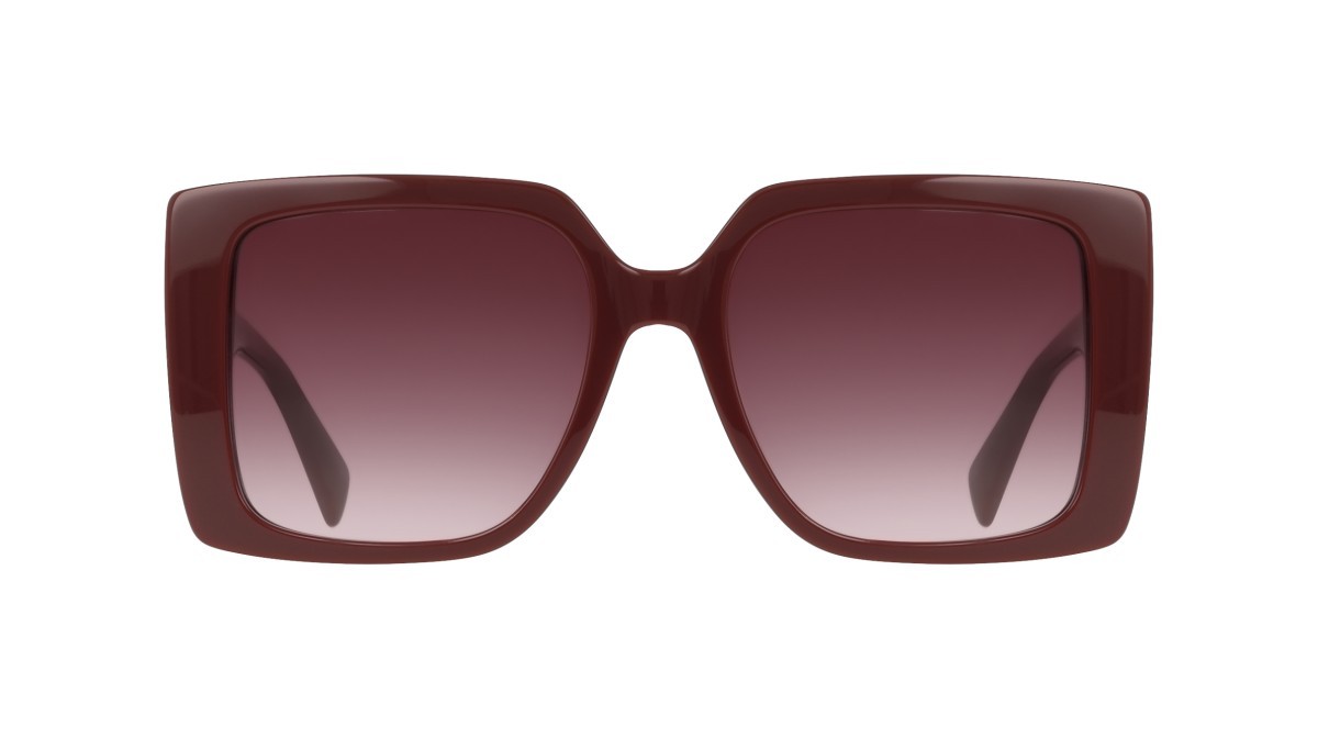 Occhiali da sole Liu Jo LJ816S (602) colore wine forma quadrato lenti gradient burgundy