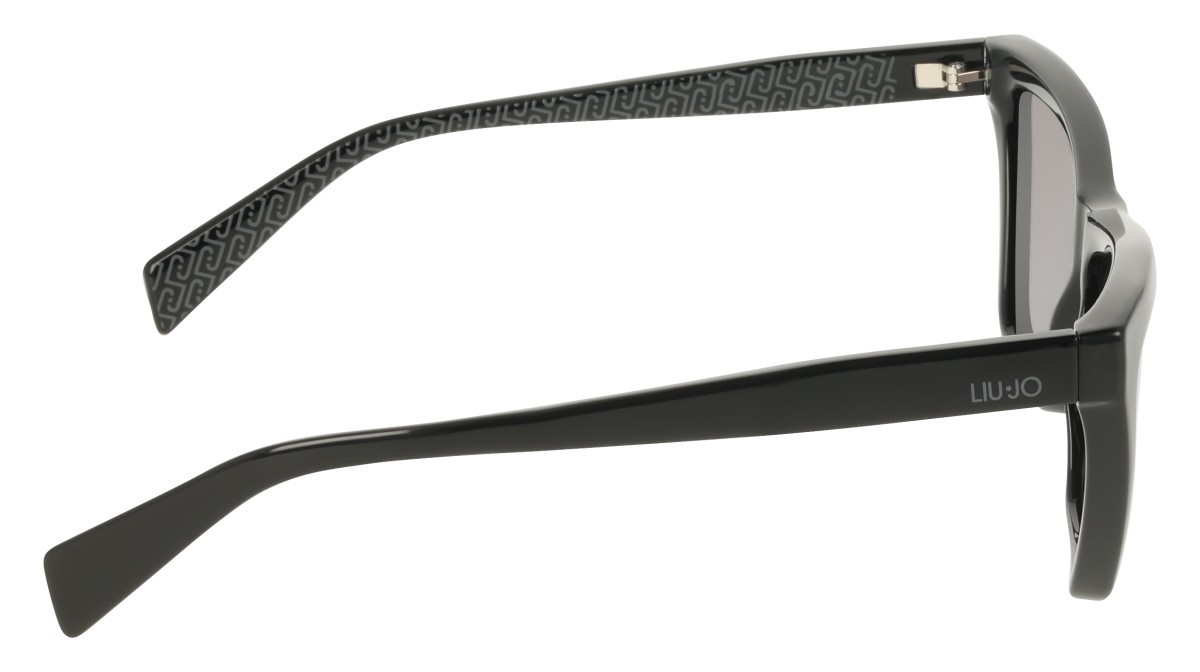 Occhiali da sole Liu Jo LJ817S (001) colore black forma cat eye lenti gradient grey