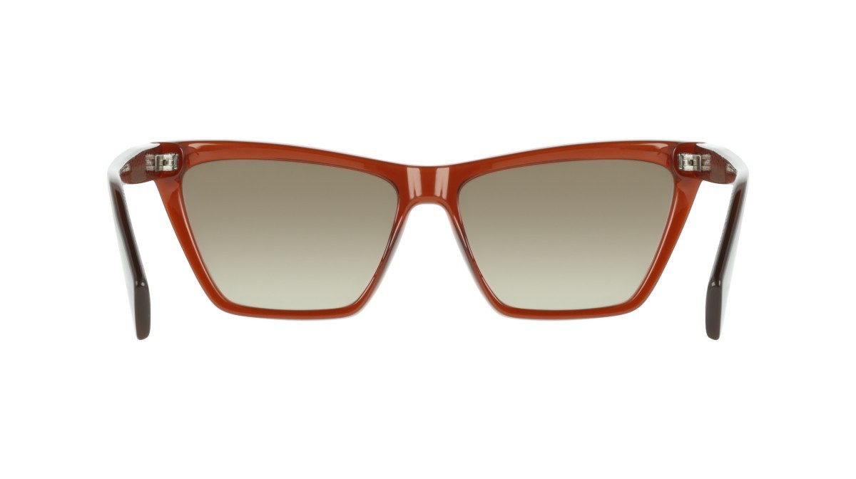 Occhiali da sole Liu Jo LJ817S (200) colore brown forma cat eye lenti gradient khaki