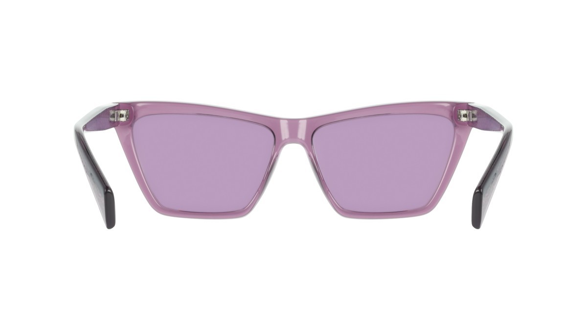 Occhiali da sole Liu Jo LJ817S (501) colore plum forma cat eye lenti solid violet