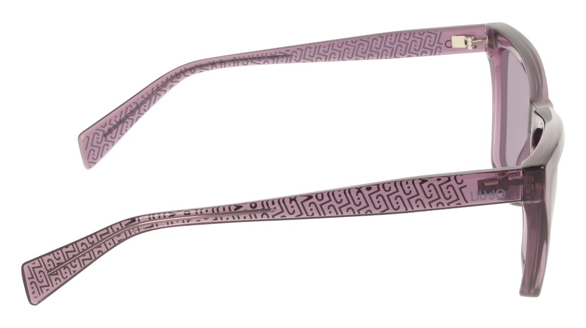 Occhiali da sole Liu Jo LJ817S (501) colore plum forma cat eye lenti solid violet