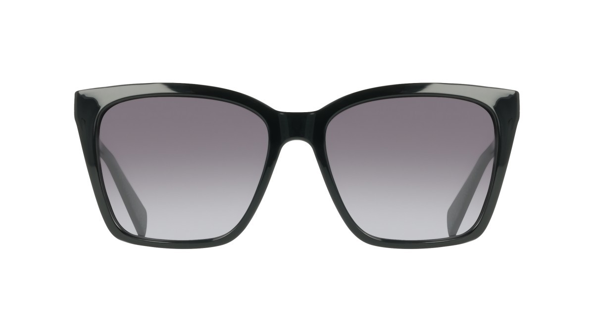 Occhiali da sole Liu Jo LJ818S (001) colore black forma rettangolare lenti gradient grey