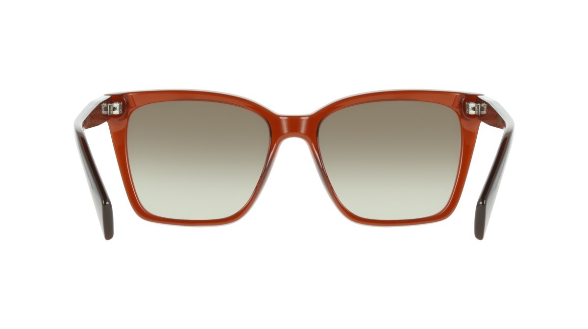 Occhiali da sole Liu Jo LJ818S (200) colore brown forma rettangolare lenti gradient khaki