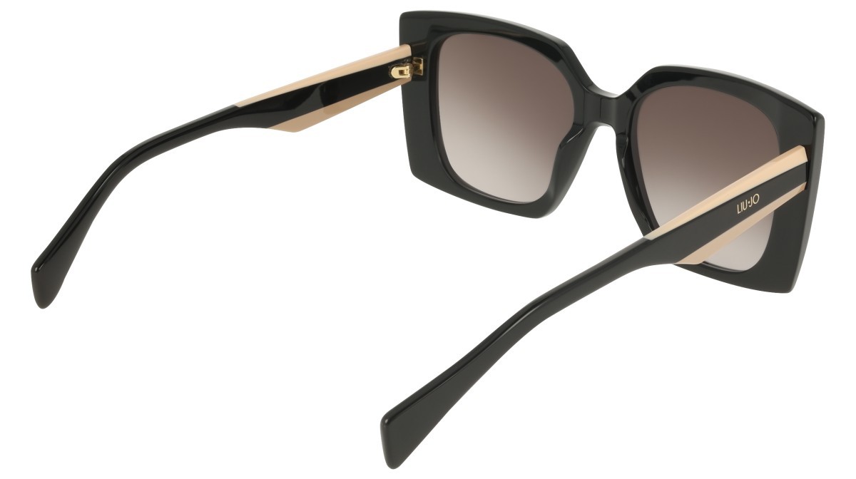 Occhiali da sole Liu Jo LJ819S (001) colore black forma quadrato lenti gradient grey