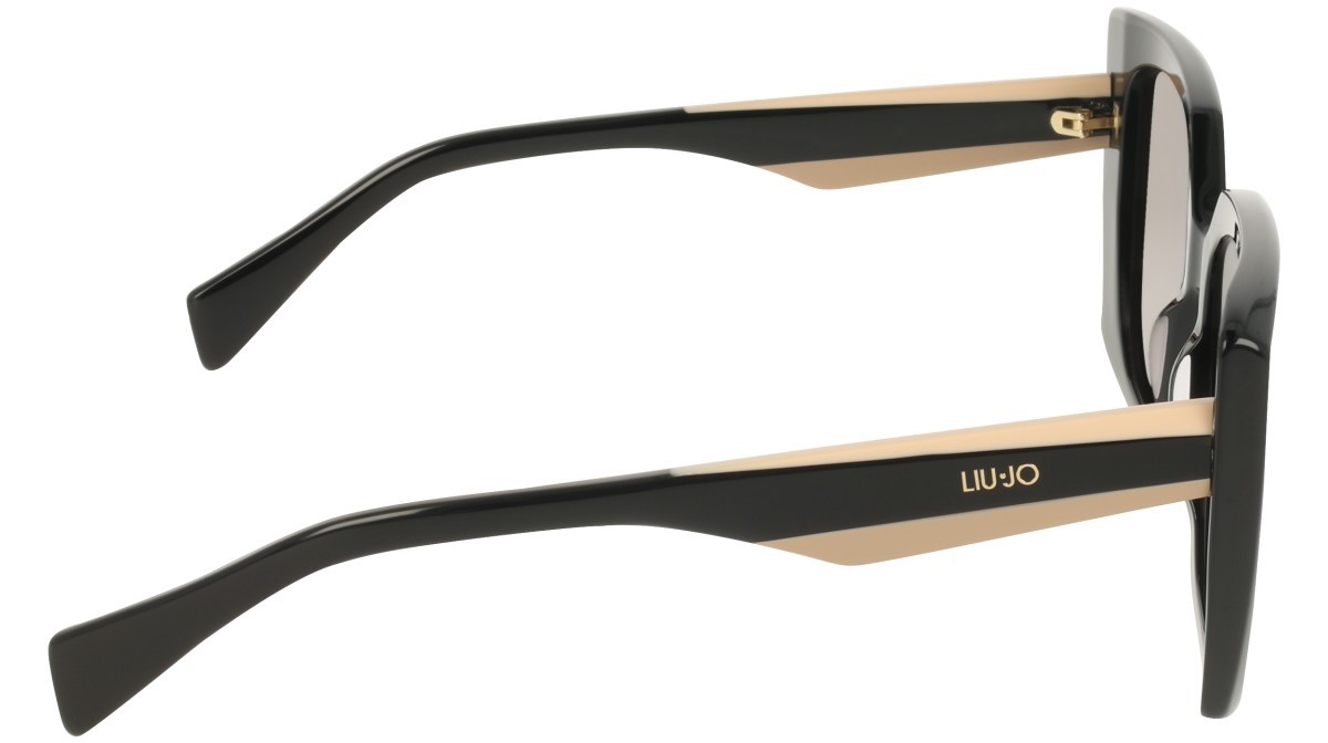 Occhiali da sole Liu Jo LJ819S (001) colore black forma quadrato lenti gradient grey