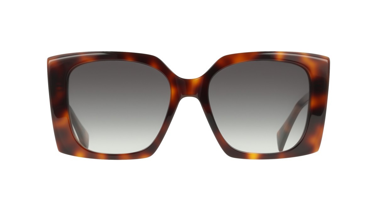 Occhiali da sole Liu Jo LJ819S (240) colore tortoise forma quadrato lenti double gradient green
