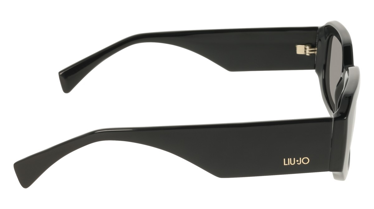 Occhiali da sole Liu Jo LJ820S (001) colore black forma rettangolare lenti solid grey