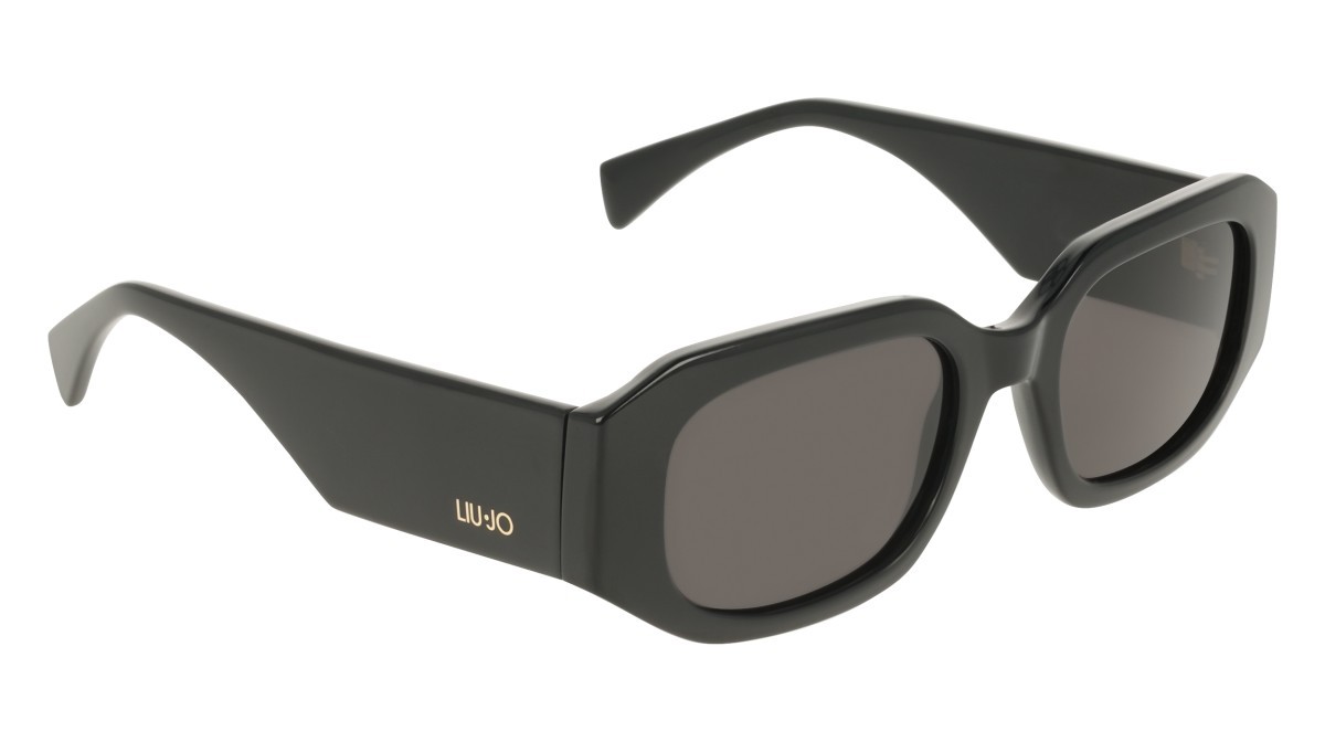 Occhiali da sole Liu Jo LJ820S (001) colore black forma rettangolare lenti solid grey