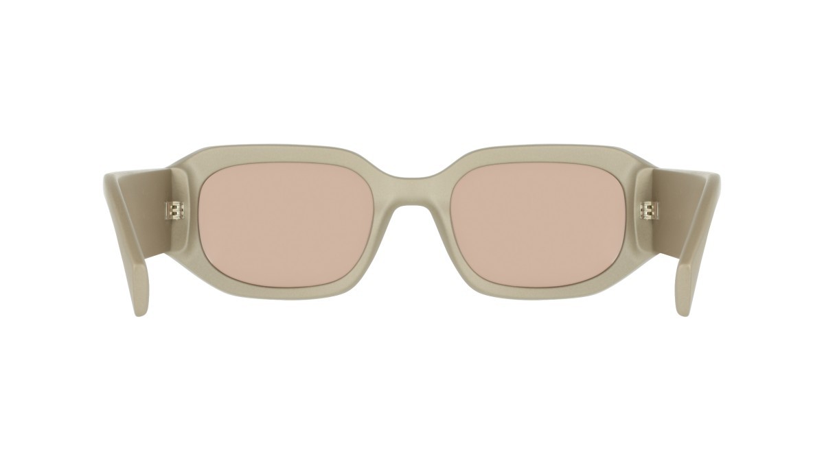 Occhiali da sole Liu Jo LJ820S (250) colore beige forma rettangolare lenti solid  light brown