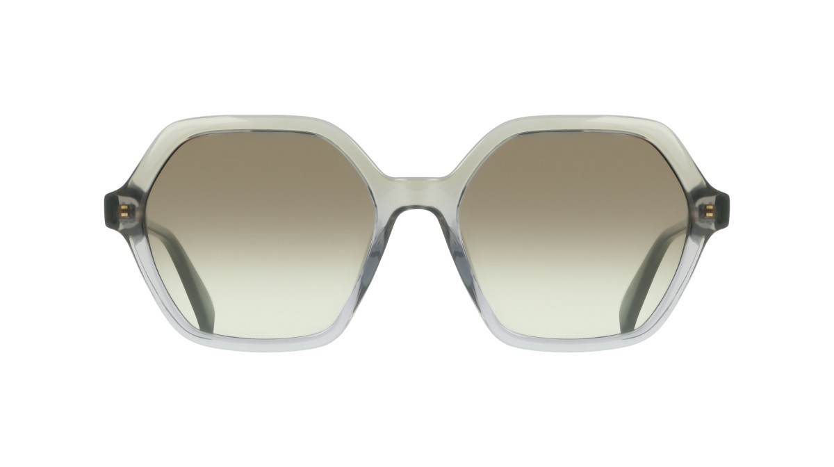 Occhiali da sole Liu Jo LJ823S (318) colore gradient khaki\grey forma rettangolare lenti gradient khaki