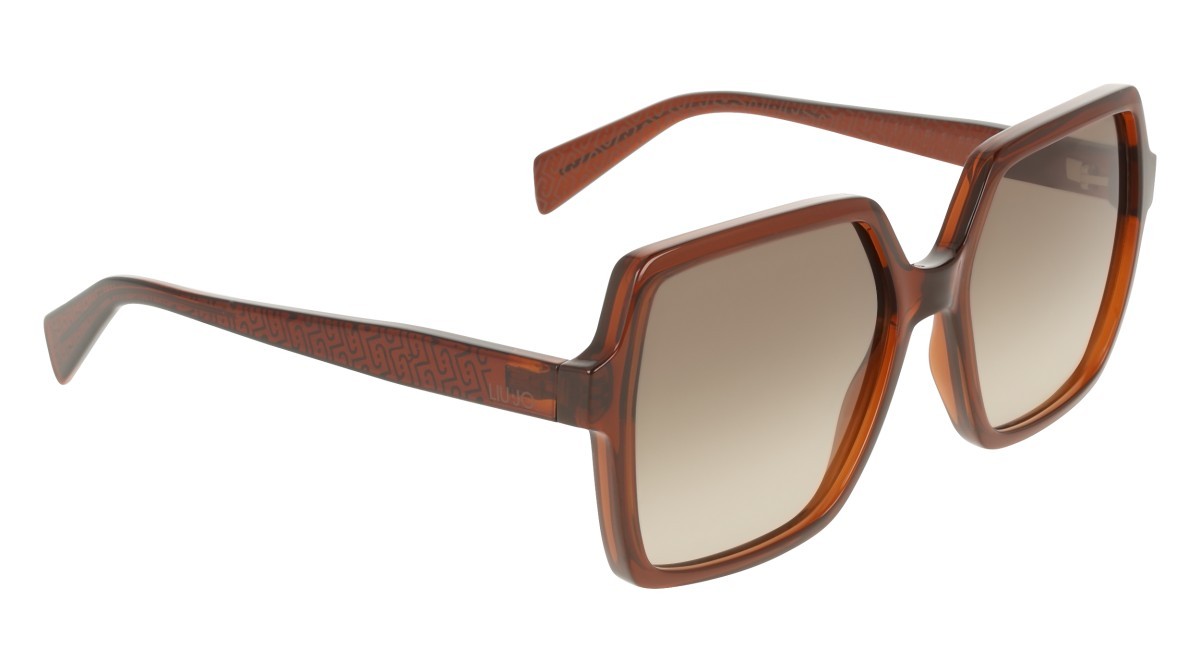 Occhiali da sole Liu Jo LJ824S (200) colore brown forma quadrato lenti gradient khaki