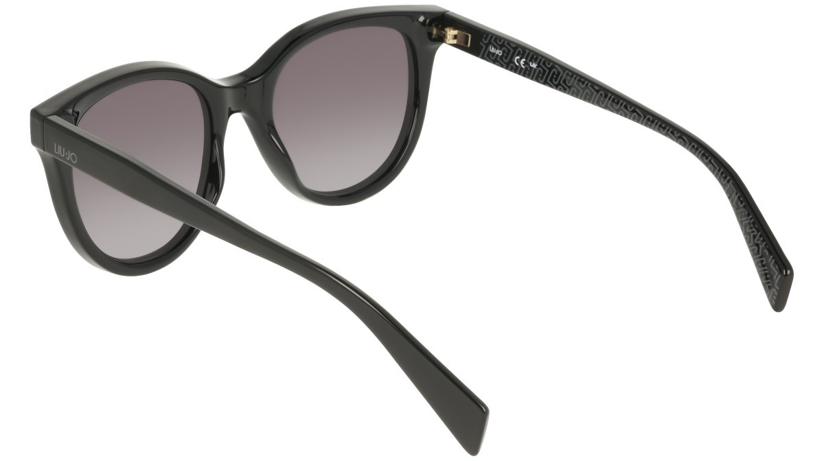 Occhiali da sole Liu Jo LJ825S (001) colore black forma pantos lenti gradient grey