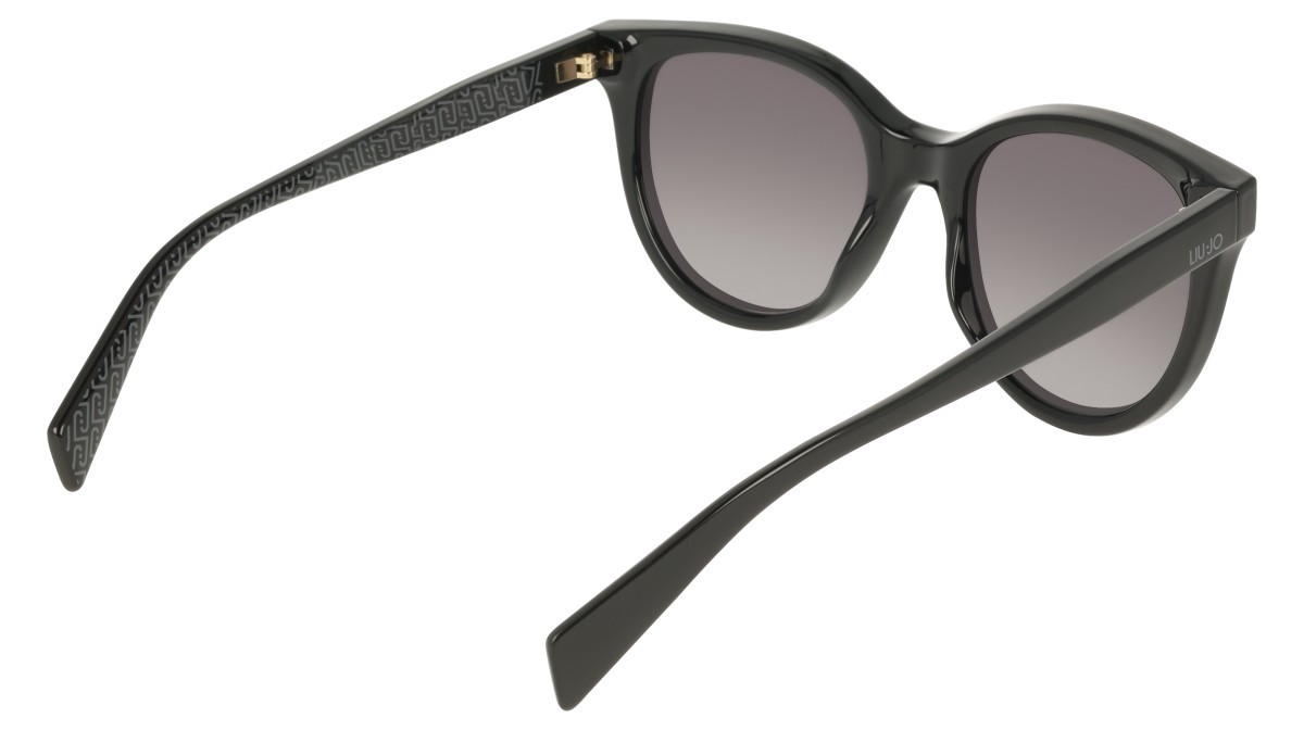 Occhiali da sole Liu Jo LJ825S (001) colore black forma pantos lenti gradient grey