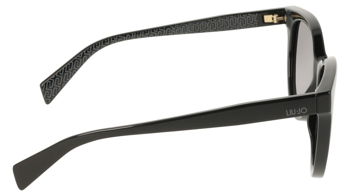 Occhiali da sole Liu Jo LJ825S (001) colore black forma pantos lenti gradient grey