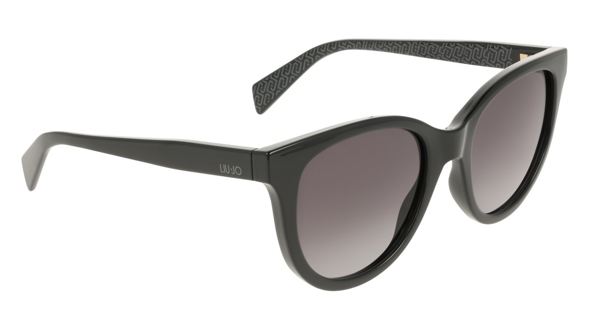 Occhiali da sole Liu Jo LJ825S (001) colore black forma pantos lenti gradient grey