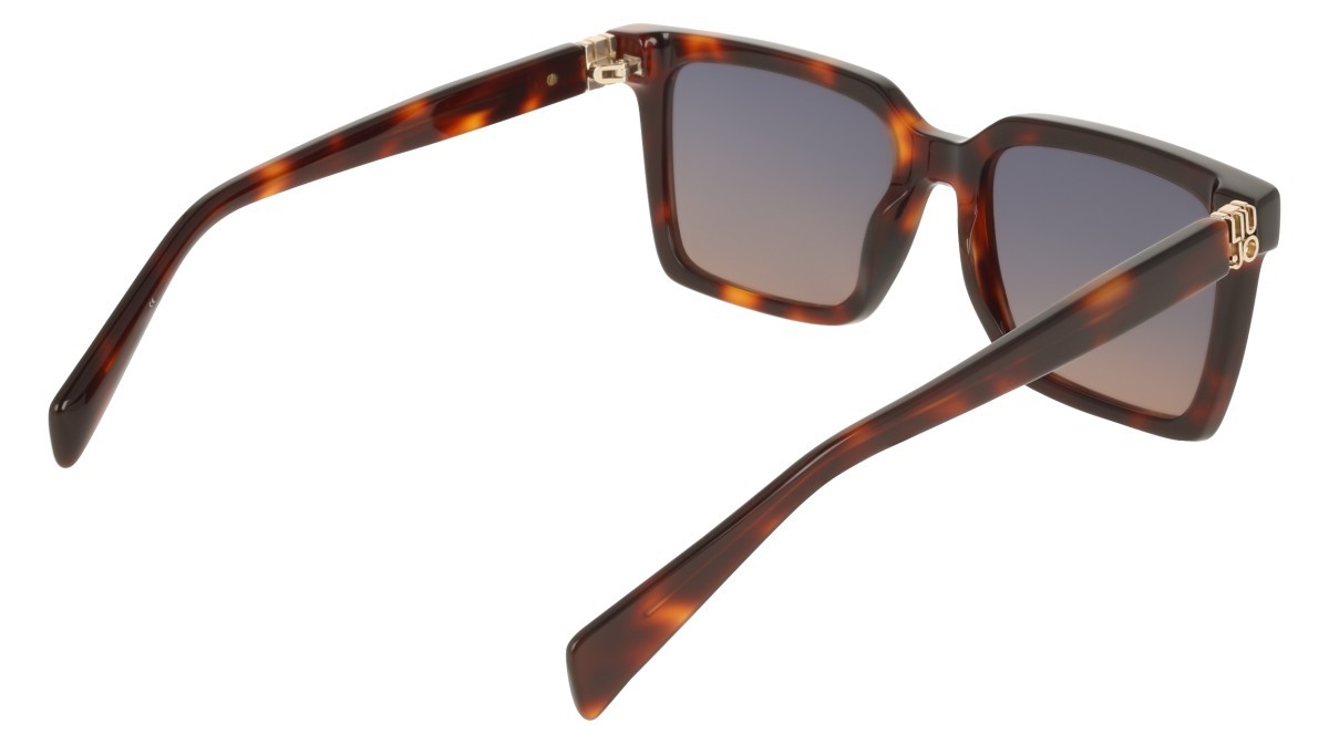 Occhiali da sole Liu Jo LJ826S (240) colore tortoise forma rettangolare lenti gradient blue/brown