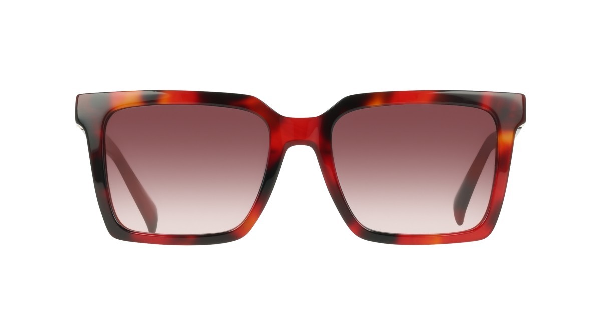 Occhiali da sole Liu Jo LJ826S (243) colore burnt tortoise forma rettangolare lenti gradient brown