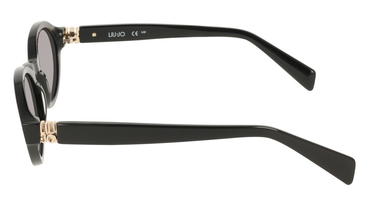 Occhiali da sole Liu Jo LJ827S (001) colore black forma ovale lenti solid smoke