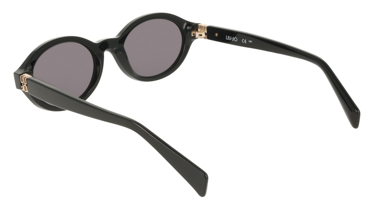 Occhiali da sole Liu Jo LJ827S (001) colore black forma ovale lenti solid smoke