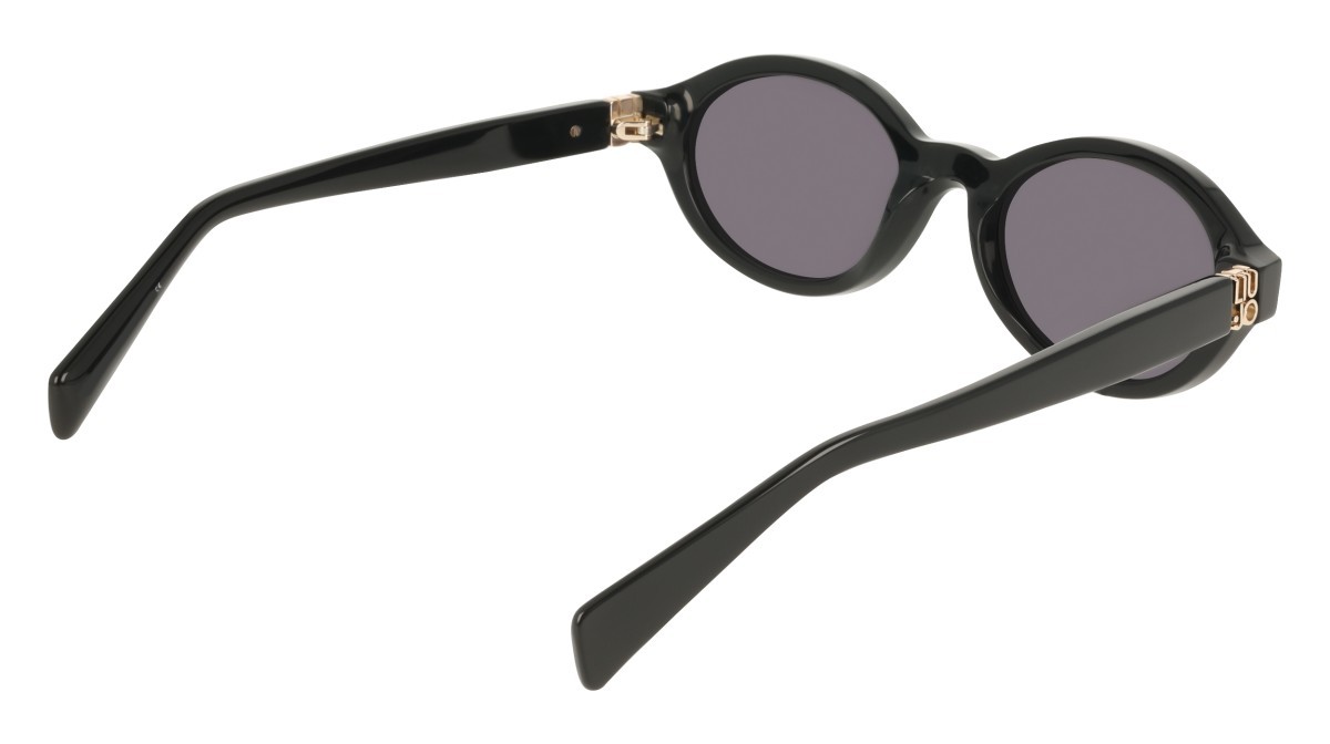 Occhiali da sole Liu Jo LJ827S (001) colore black forma ovale lenti solid smoke