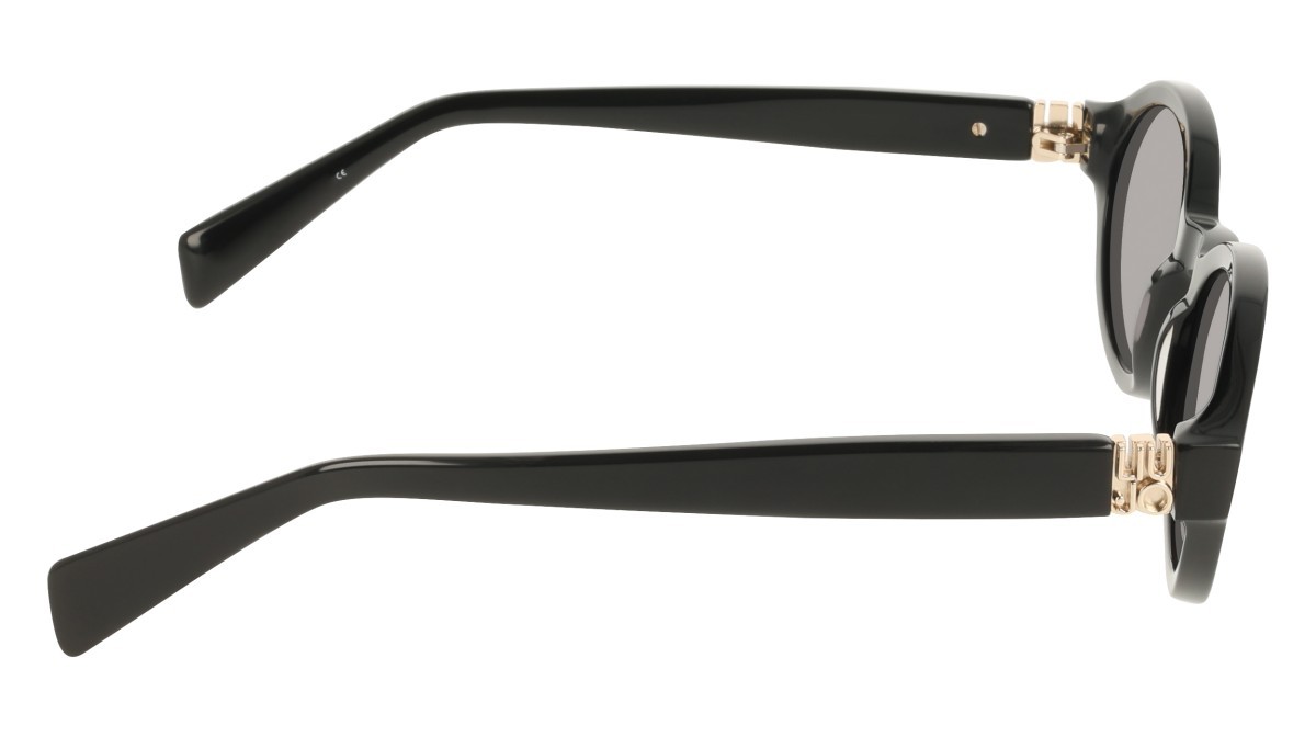 Occhiali da sole Liu Jo LJ827S (001) colore black forma ovale lenti solid smoke