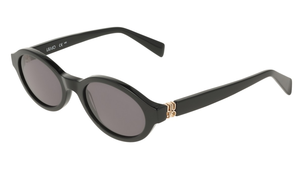Occhiali da sole Liu Jo LJ827S (001) colore black forma ovale lenti solid smoke